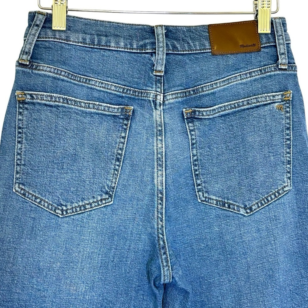 Madewell jeans slim demi-boot crop high rise medium wash size 26 - Picture 6 of 10